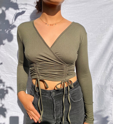 Olivia Top (Olive)